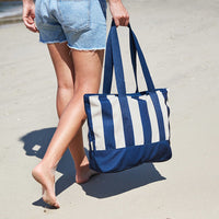 Canvas Beach Bag - Whitsunday Blue