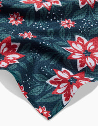 Poinsettia Garden Bar Towel