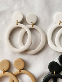 Ivy  | The Timeless Collection, Handmade Clay Earrings