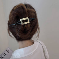 Hair Clip, Black Hair Clip, Gold Hair Clip, Thick Hair