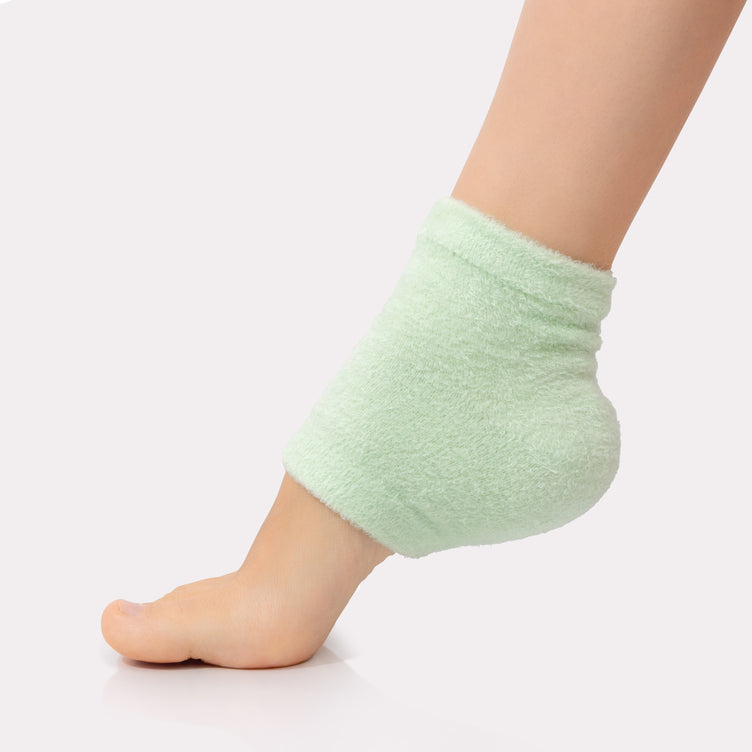 Moisturizing Heel Socks - Green