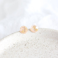 Pink & Gold Earrings