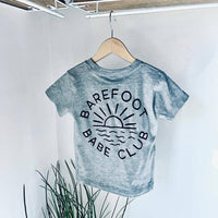 Barefoot Babe Club Tee - Grey