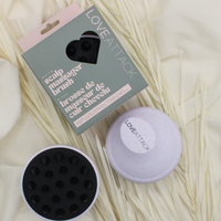 Wheat Straw + Silicone Scalp Massager Shampoo Brush