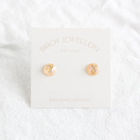 Pink & Gold Earrings