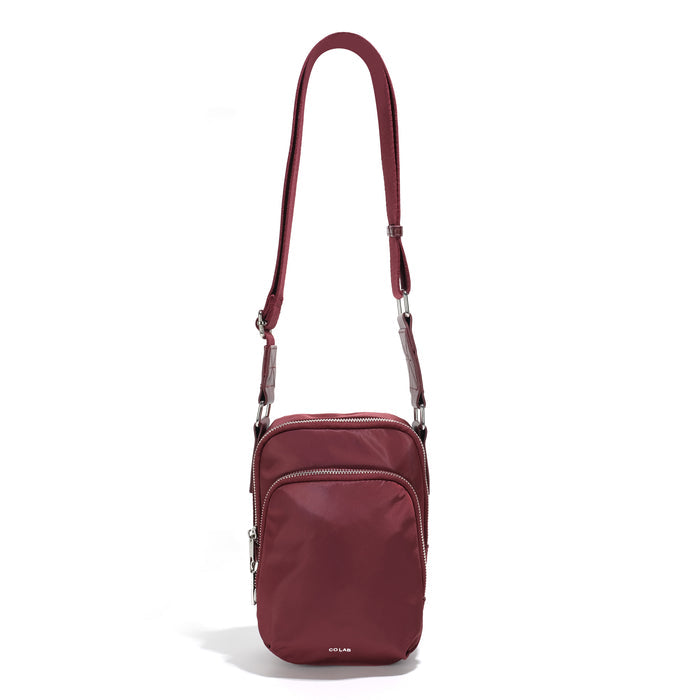 LINDA Tech Crossbody - Pomegranate