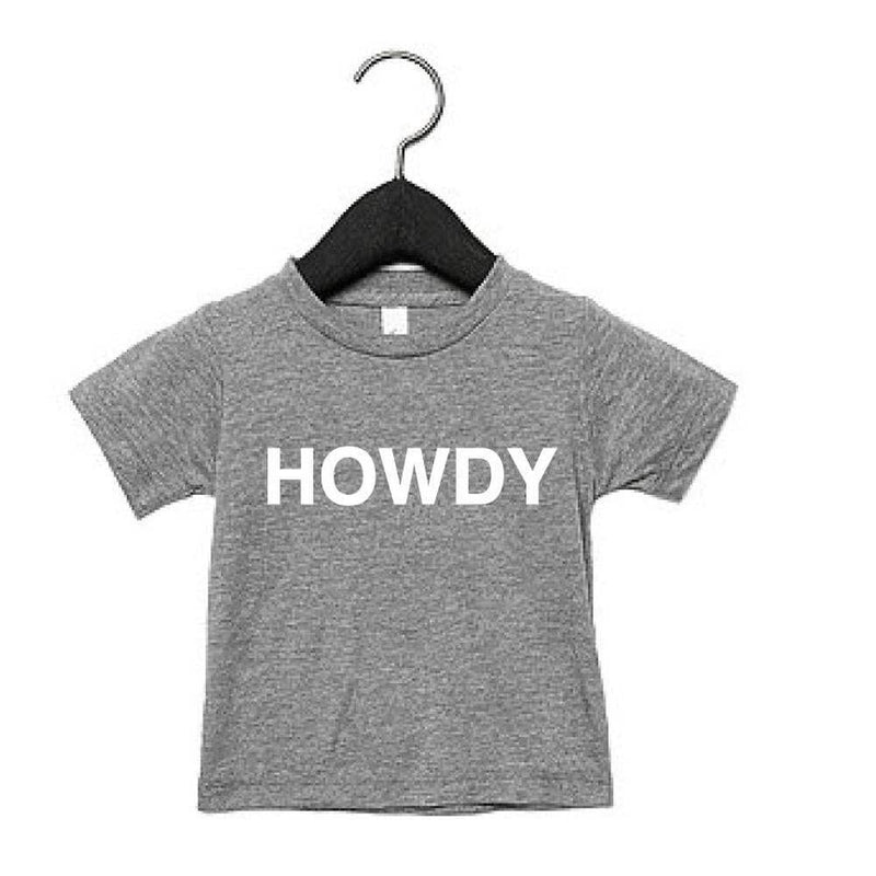 Howdy Tee - Grey