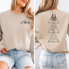 Geometric Alberta Unisex Crewneck | Prairie Apparel | Alberta Clothing