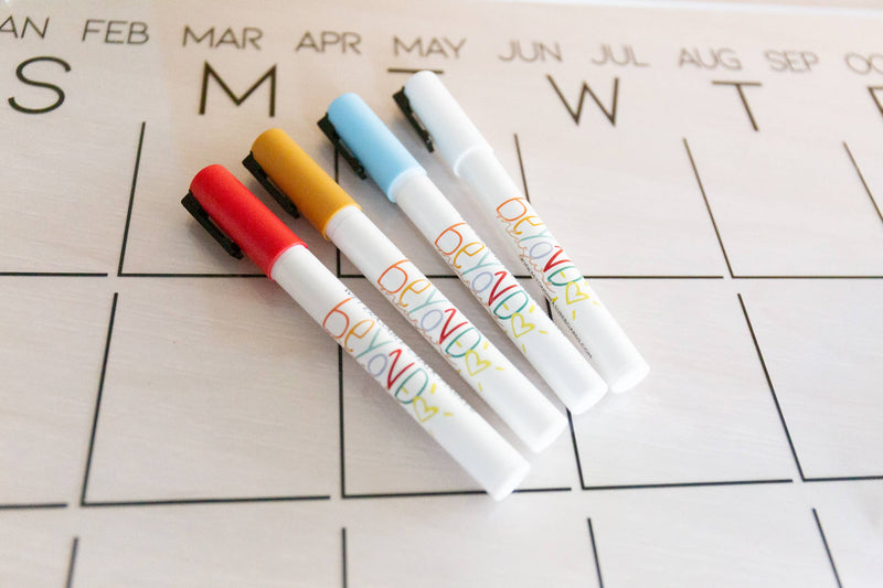 Four Pack - Wet Erase Chalk Markers