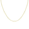 Eclipse Chain Layering Necklace in Gold