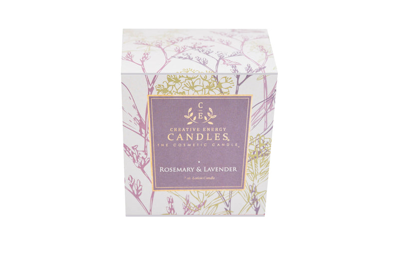 Rosemary & Lavender: 2-in-1 Soy Lotion Candle