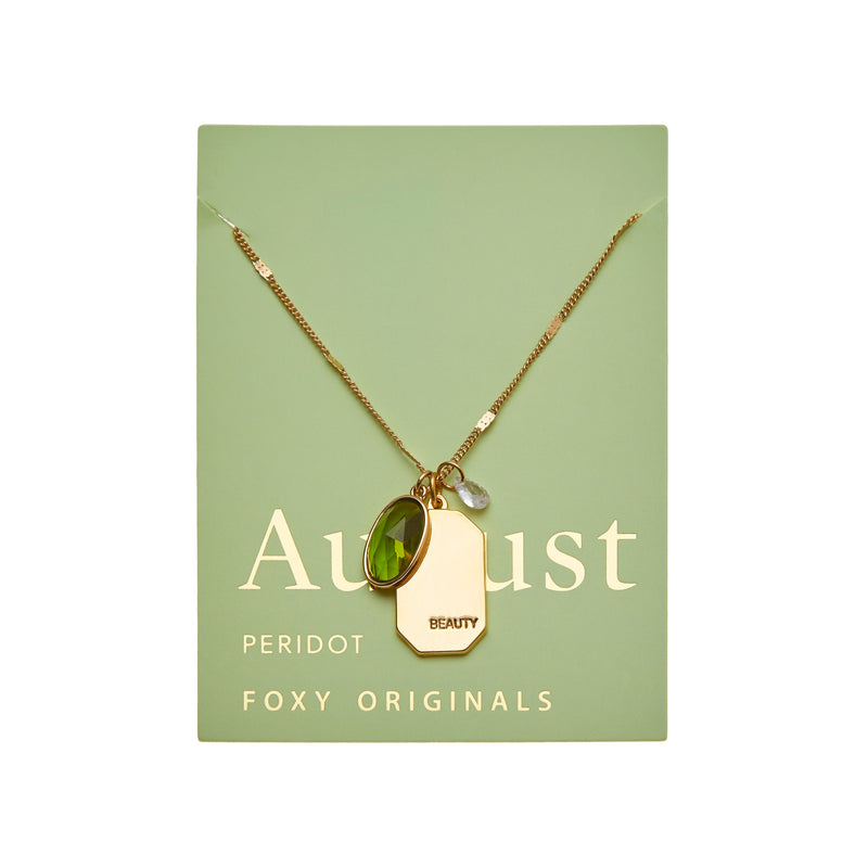 Birthstone Necklace - August