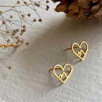 Burgess Heart of the Mountains Stud Earrings