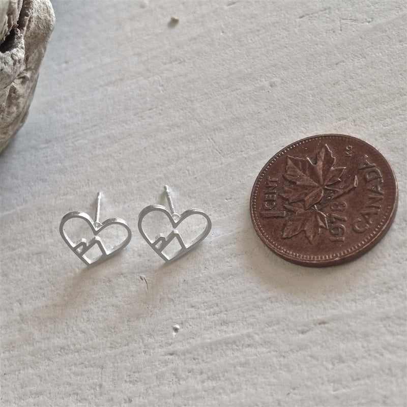 Burgess Heart of the Mountains Stud Earrings