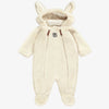 Bunny One Piece - Cream Faux Fur