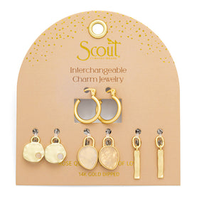 Interchangeable Charm Earring