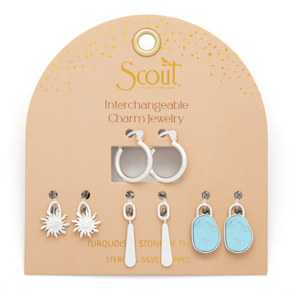 Interchangeable Charm Earring