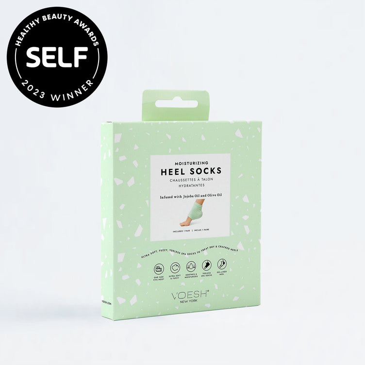 Moisturizing Heel Socks - Green