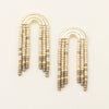 Chromacolor Miyuki Rainbow Fringe Earrings