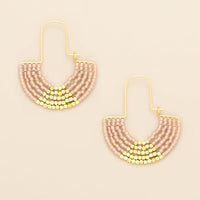 Chromacolor Miyuki U-Hoop Earrings