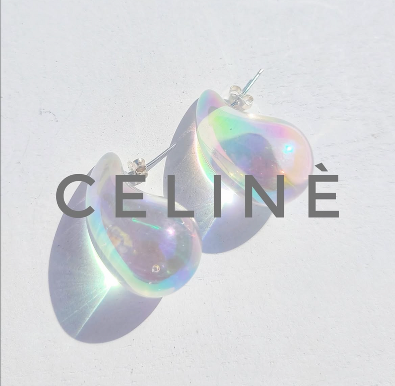 CELINE Resin Teardrops