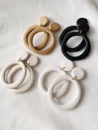 Ivy  | The Timeless Collection, Handmade Clay Earrings