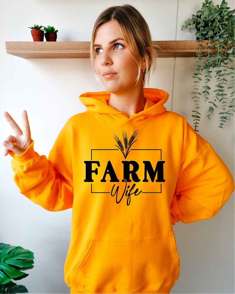 Farm Wife Sweatshirt - Gold