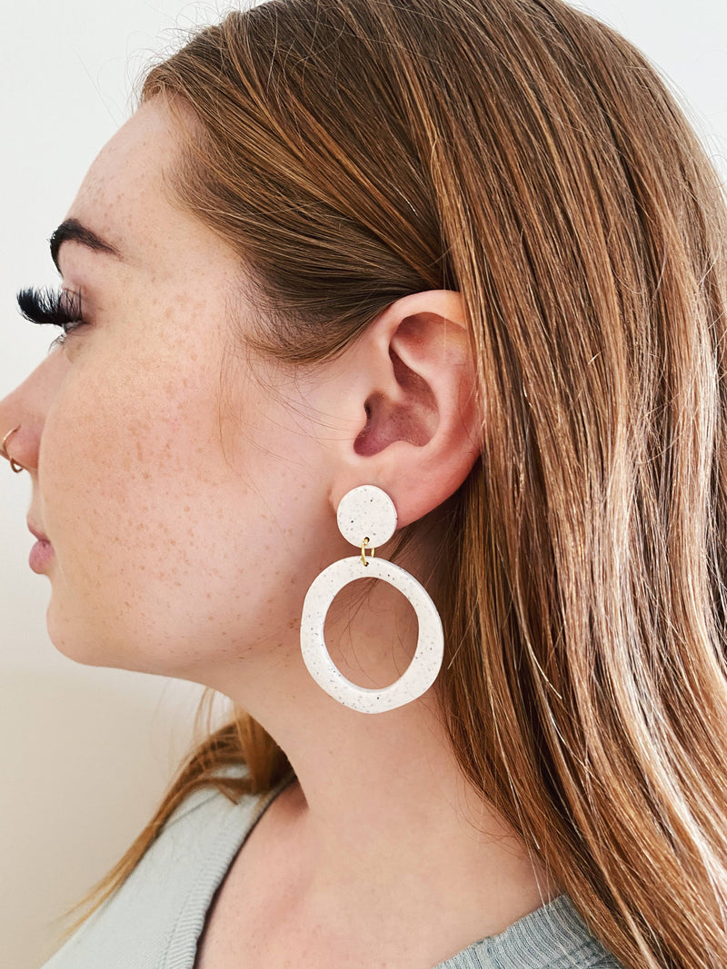 Ivy  | The Timeless Collection, Handmade Clay Earrings