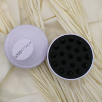 Wheat Straw + Silicone Scalp Massager Shampoo Brush