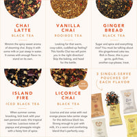 Chai Assortment Loose Tea Sampler