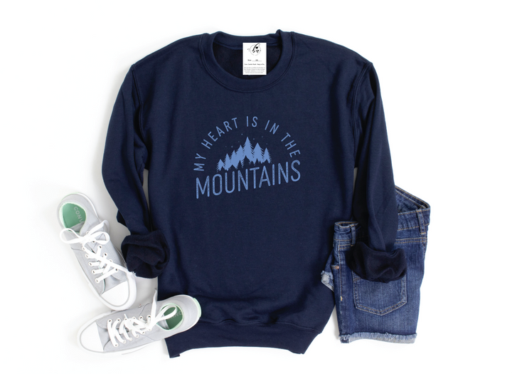 Cozy Crew - My Heart Is In The Mountains - Navy