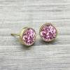 Luxe Swarovski Crystal Stud Earring - Gold